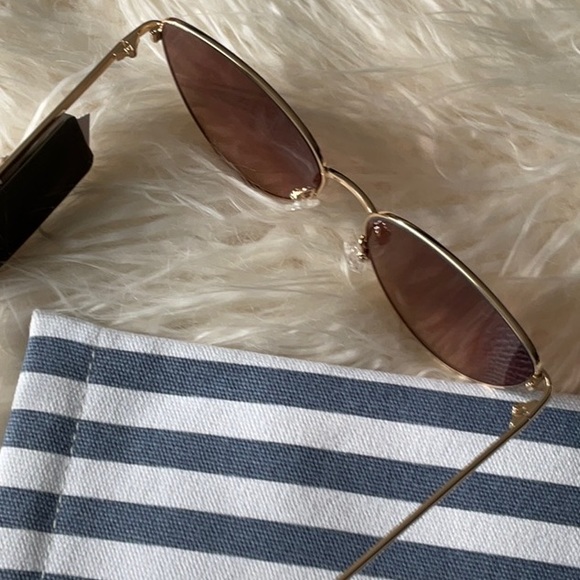 JCREW METAL CAT-EYE SUNGLASSES NWT - Picture 9 of 11